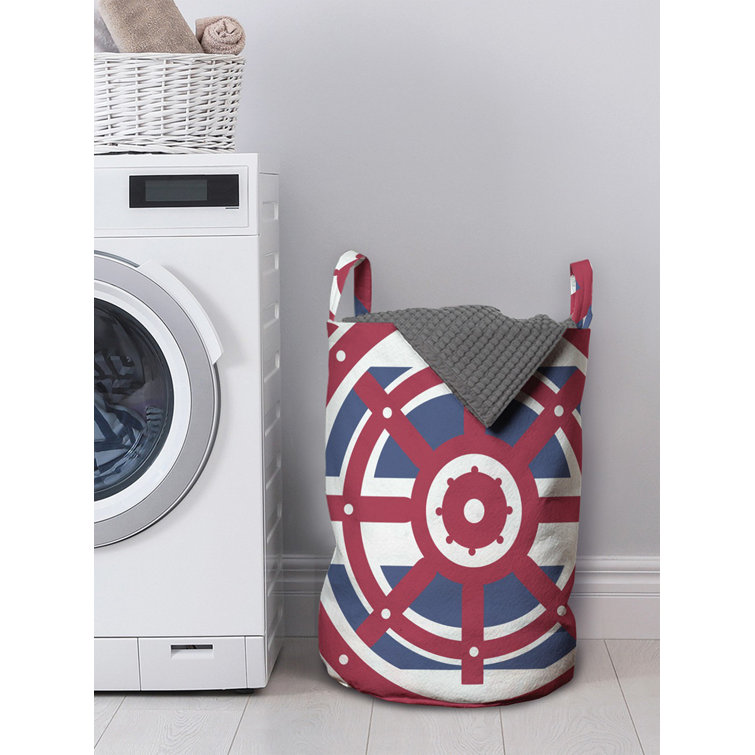 Bless international Fabric Laundry Bag with Handles Wayfair